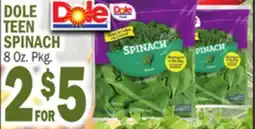 C Town DOLE TEEN SPINACH offer