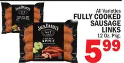 C Town JACK DANIEL'S FULLY COOKED SAUSAGE LINKS offer
