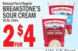C Town BREAKSTONE'S SOUR CREAM offer