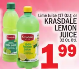 C Town KRASDALE LEMON JUICE offer