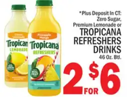 C Town TROPICANA REFRESHERS DRINKS offer