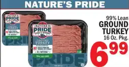 C Town NATURE'S PRIDE GROUND TURKEY offer