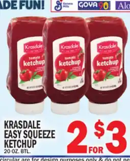 C Town KRASDALE EASY SQUEEZE KETCHUP offer