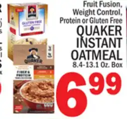 C Town QUAKER INSTANT OATMEAL offer