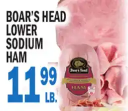 C Town BOAR'S HEAD LOWER SODIUM HAM offer