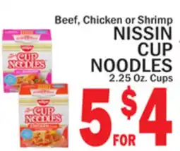 C Town NISSIN CUP NOODLES offer