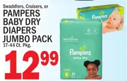 C Town PAMPERS BABY DRY DIAPERS JUMBO PACK offer
