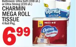 C Town CHARMIN MEGA ROLL TISSUE 4 Roll Pkg offer