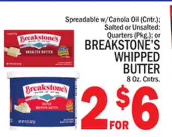 C Town BREAKSTONE'S WHIPPED BUTTER offer