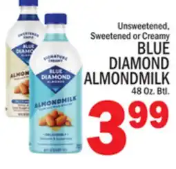 C Town BLUE DIAMOND ALMONDMILK offer