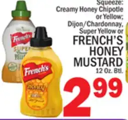 C Town FRENCH'S HONEY MUSTARD offer