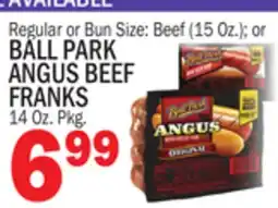 C Town BALL PARK ANGUS BEEF FRANKS, 14 Oz. Pkg offer