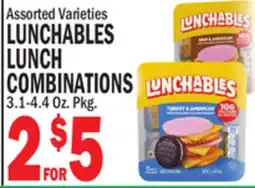 C Town LUNCHABLES LUNCH COMBINATIONS offer