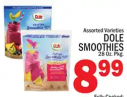 C Town DOLE SMOOTHIES offer
