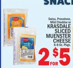 C Town KRASDALE SLICED MUENSTER CHEESE offer