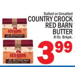 C Town COUNTRY CROCK RED BARN BUTTER offer
