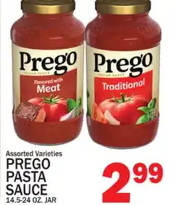 C Town PREGO PASTA SAUCE offer