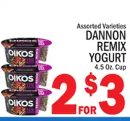 C Town DANNON REMIX YOGURT offer