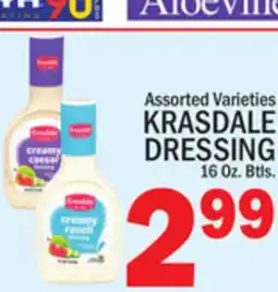 C Town KRASDALE DRESSING offer