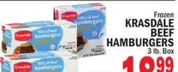 C Town KRASDALE BEEF HAMBURGERS offer