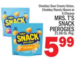 C Town MRS. T'S SNACK PIEROGIES offer