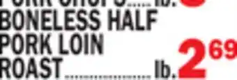C Town BONELESS HALF PORK LOIN ROAST offer