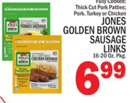 C Town JONES GOLDEN BROWN SAUSAGE LINKS offer