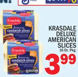 C Town KRASDALE DELUXE AMERICAN SLICES offer