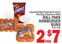 C Town BALL PARK HAMBURGER BUNS 8 Ct. Pkg offer