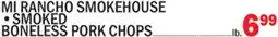C Town MI RANCHO SMOKEHOUSE BONELESS PORK CHOPS offer
