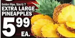 C Town EXTRA LARGE PINEAPPLES offer