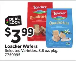 Stop&Shop Loacker Wafers offer