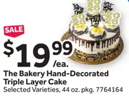 Stop&Shop The Bakery Hand-Decorated Triple Layer Cake offer