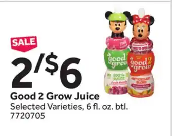 Stop&Shop Good 2 Grow Juice offer
