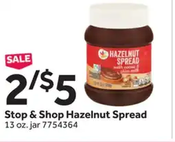 Stop&Shop Stop & Shop Hazelnut Spread offer