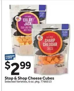 Stop&Shop Stop & Shop Cheese Cubes offer