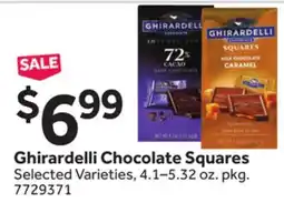 Stop&Shop Ghirardelli Chocolate Squares offer