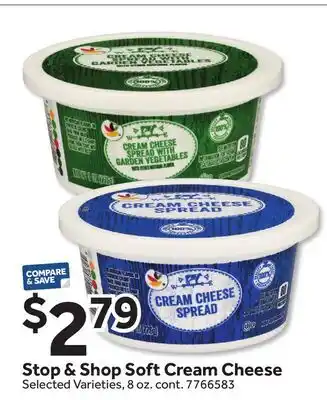 Stop&Shop Stop & Shop Soft Cream Cheese offer