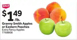 Stop&Shop Granny Smith Apples or Eastern Peaches offer