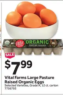 Stop&Shop Vital Farms Large Pasture Raised Organic Eggs offer