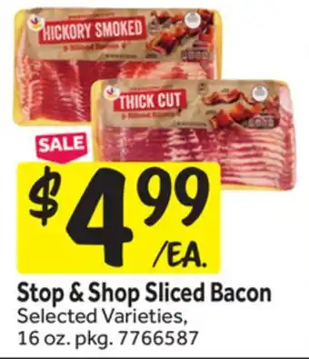 Stop&Shop Stop & Shop Sliced Bacon offer