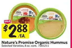 Stop&Shop Nature's Promise Organic Hummus offer