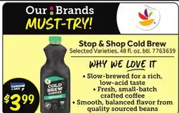 Stop&Shop Stop & Shop Cold Brew offer