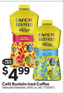 Stop&Shop Café Bustelo Iced Coffee offer