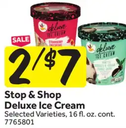Stop&Shop Stop & Shop Deluxe Ice Cream offer