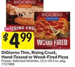Stop&Shop DiGiorno Thin, Rising Crust, Hand-Tossed or Wood-Fired Pizza offer