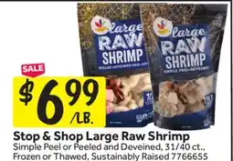 Stop&Shop Stop & Shop Large Raw Shrimp offer