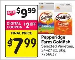 Stop&Shop Pepperidge Farm Goldfish offer