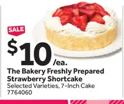 Stop&Shop The Bakery Freshly Prepared Strawberry Shortcake offer