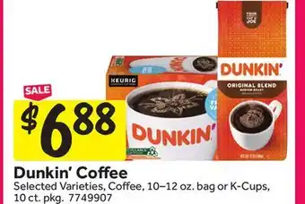 Stop&Shop Dunkin' Coffee offer